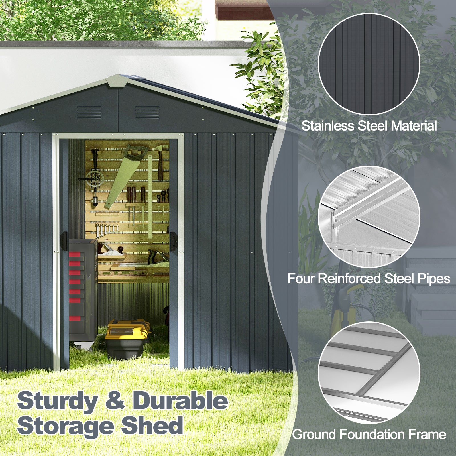 Outside Storage Shed with Lock Air Window Sheds & Outdoor Storage at Gallery Canada