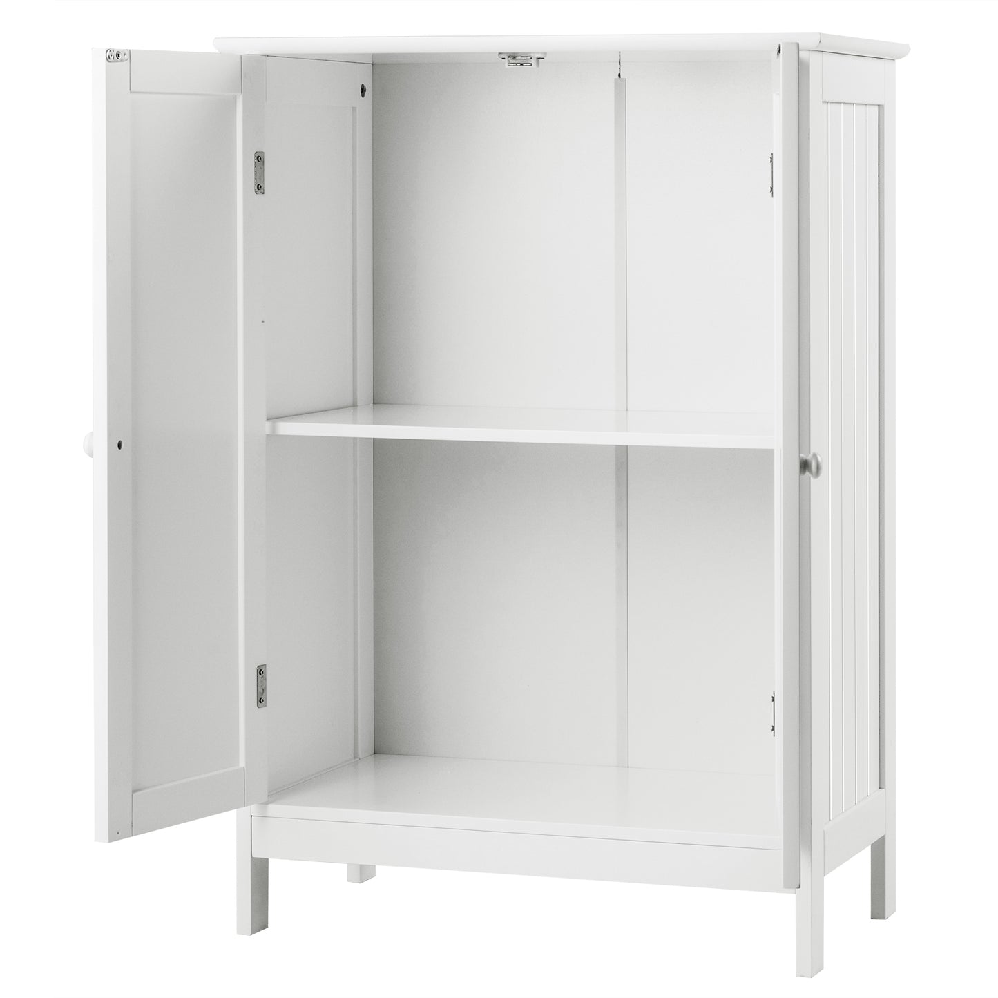 Bathroom Floor Storage Double Door Cupboard Cabinet, White Floor Cabinets at Gallery Canada