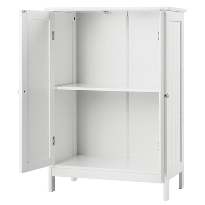 Bathroom Floor Storage Double Door Cupboard Cabinet, White Floor Cabinets at Gallery Canada