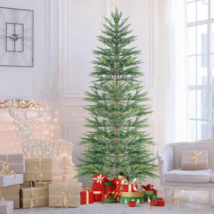 6.5/7.5 Ft Pre-lit Artificial Cypress Christmas Tree, Green