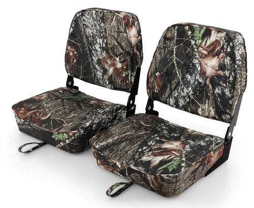 Folding Boat Seat Set, 2-Piece, Camouflage