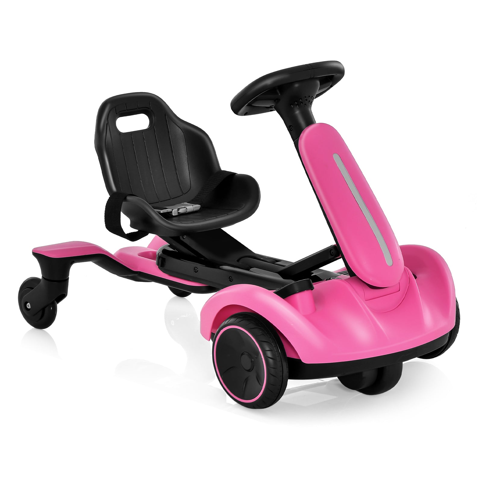 Kids Ride On Drift Car, 6V, 360° Spin, 2 Adjustable Heights, Pink Powered Ride On Toys Pink at Gallery Canada