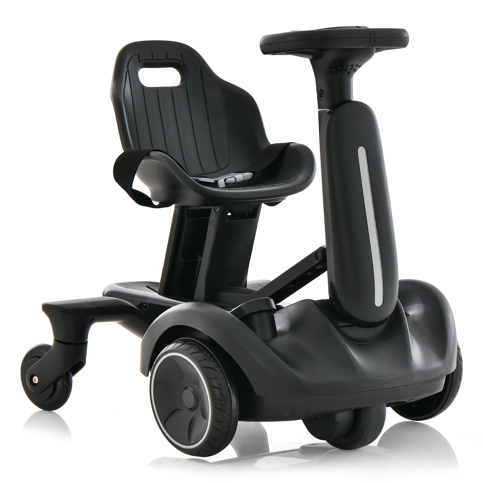 6V Kids Ride on Drift Car with 360° Spin and 2 Adjustable Heights, Black Powered Ride On Toys at Gallery Canada