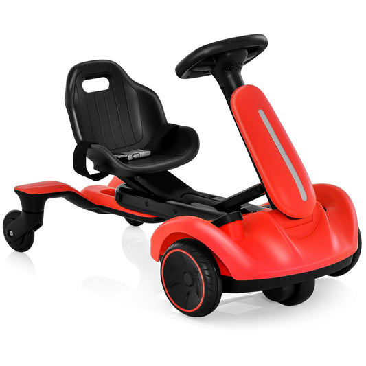 6V Kids Ride on Drift Car with 360° Spin and 2 Adjustable Heights, Red - Gallery Canada