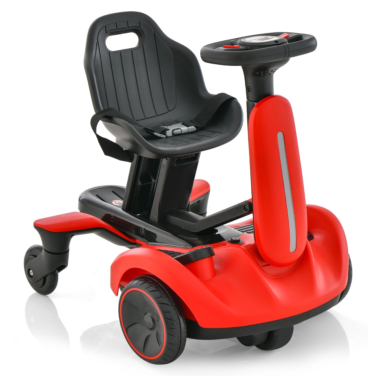 6V Kids Ride on Drift Car with 360° Spin and 2 Adjustable Heights, Red Powered Ride On Toys at Gallery Canada