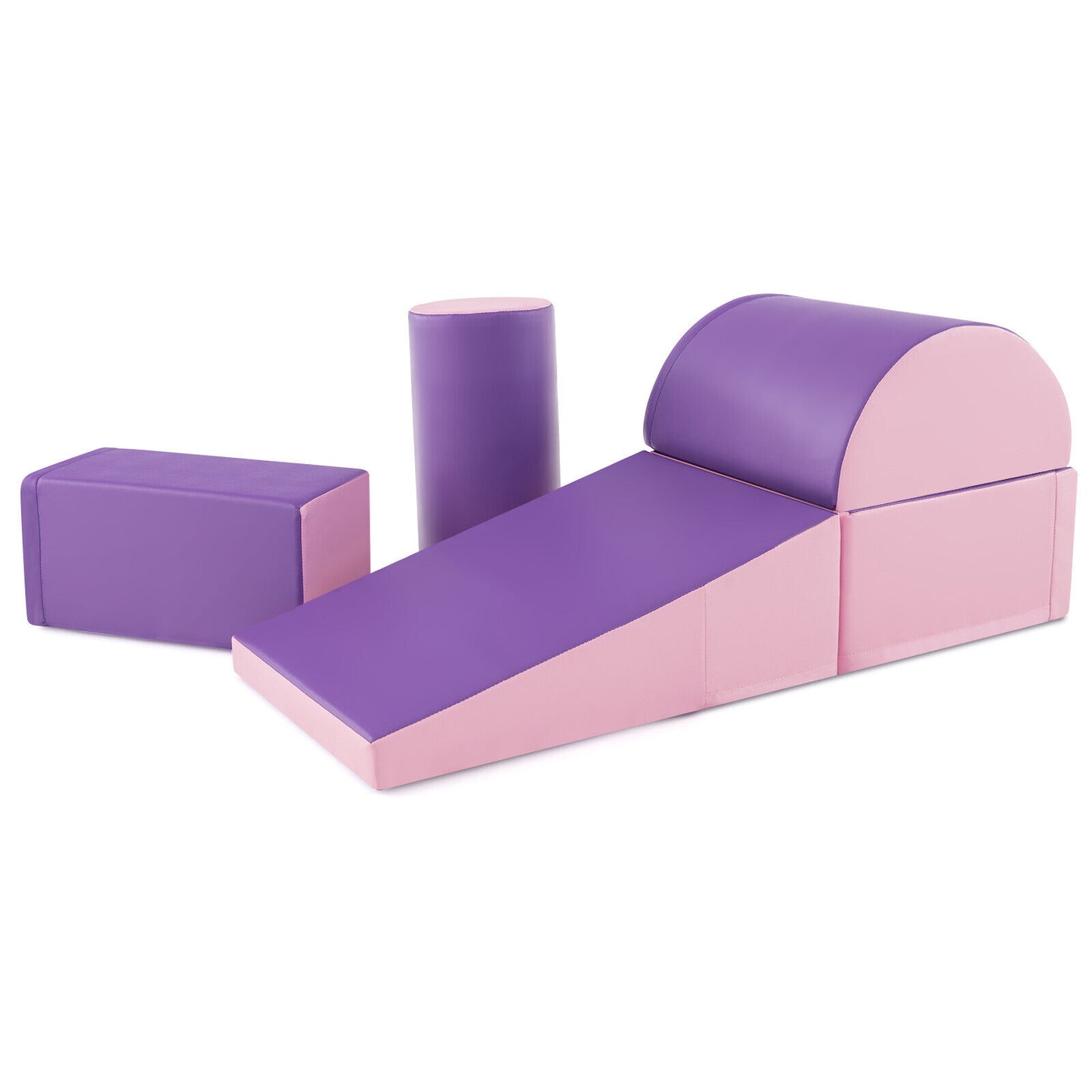 5-Piece Kids Climb And Crawl Activity Playset, Purple Climbers & Slides at Gallery Canada