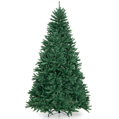 7.5 Feet Artificial Christmas Tree with Folding Metal Stand, Green Christmas Tree at Gallery Canada