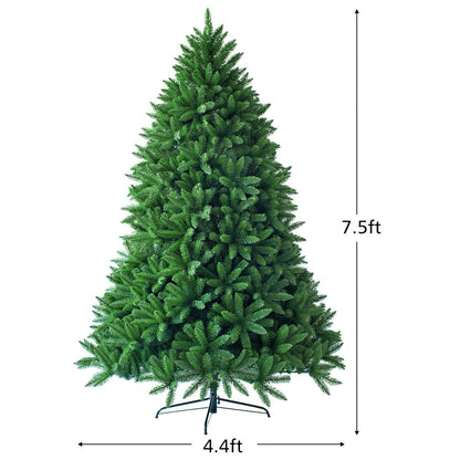 7.5 Feet Artificial Christmas Tree, 1968 Branch Tips, Green Christmas Tree at Gallery Canada