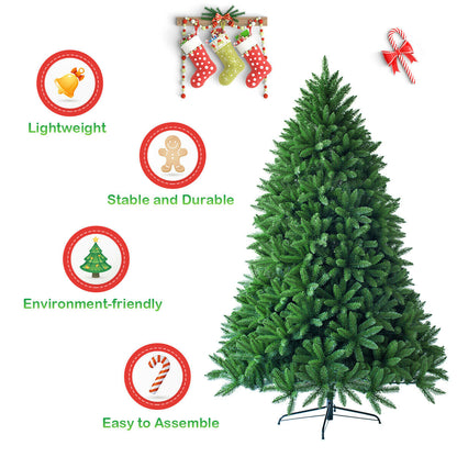 7.5 Feet Artificial Christmas Tree, 1968 Branch Tips, Green Christmas Tree at Gallery Canada