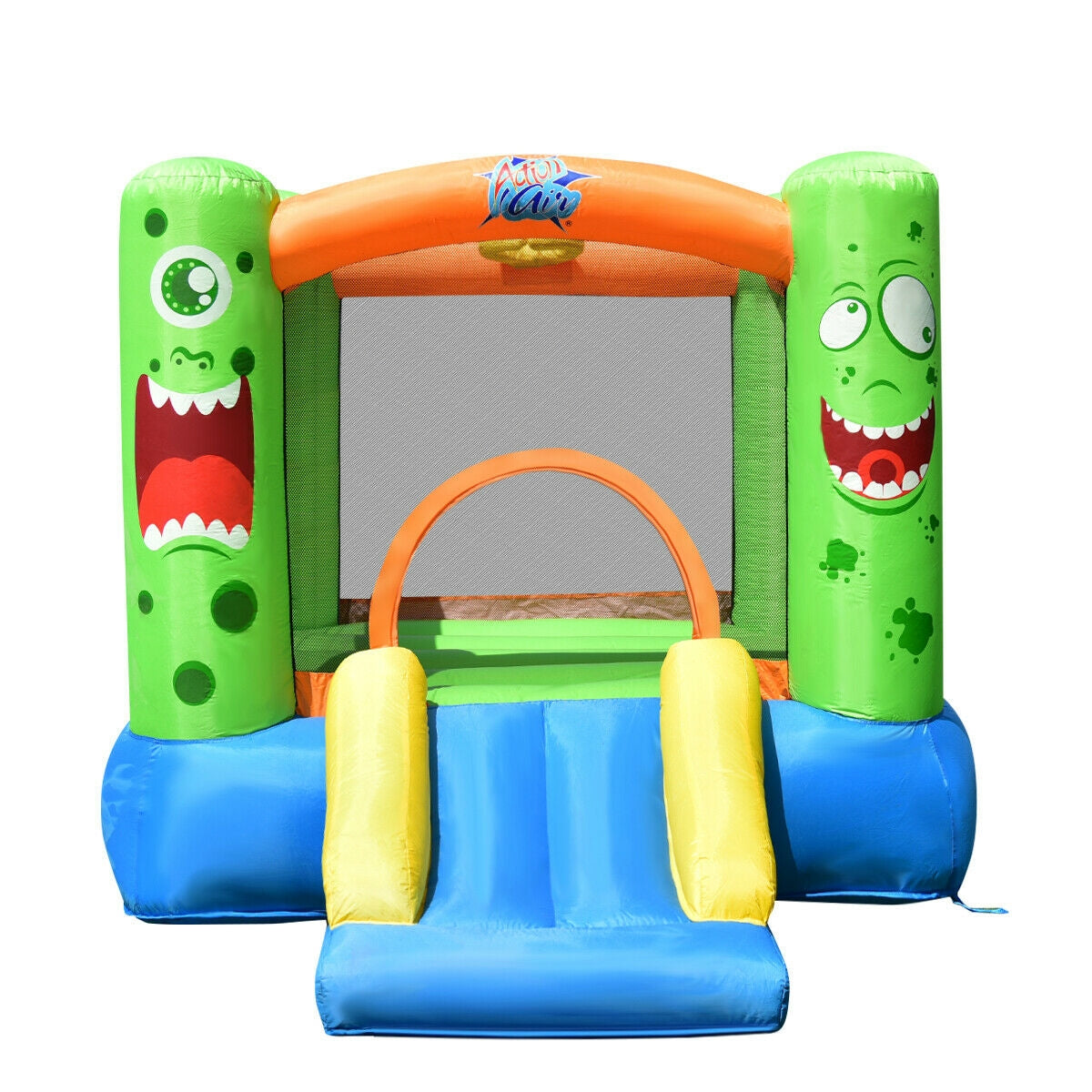 Inflatable Castle Bounce House Jumper Kids Playhouse with Slider, Multicolor Bounce House at Gallery Canada