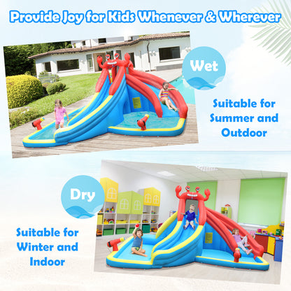 Inflatable Water Slide Bounce House with Water Cannon with 680W Blower Bounce House at Gallery Canada