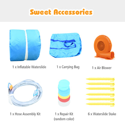 Inflatable Water Slide Bounce House with Water Cannon with 680W Blower Bounce House at Gallery Canada