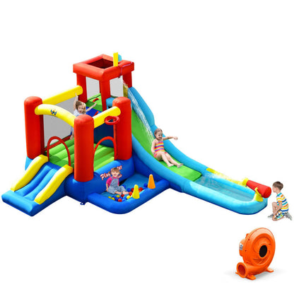 Inflatable Kids Water Slide Bounce House, 9-in-1, 860W Blower Bounce House at Gallery Canada