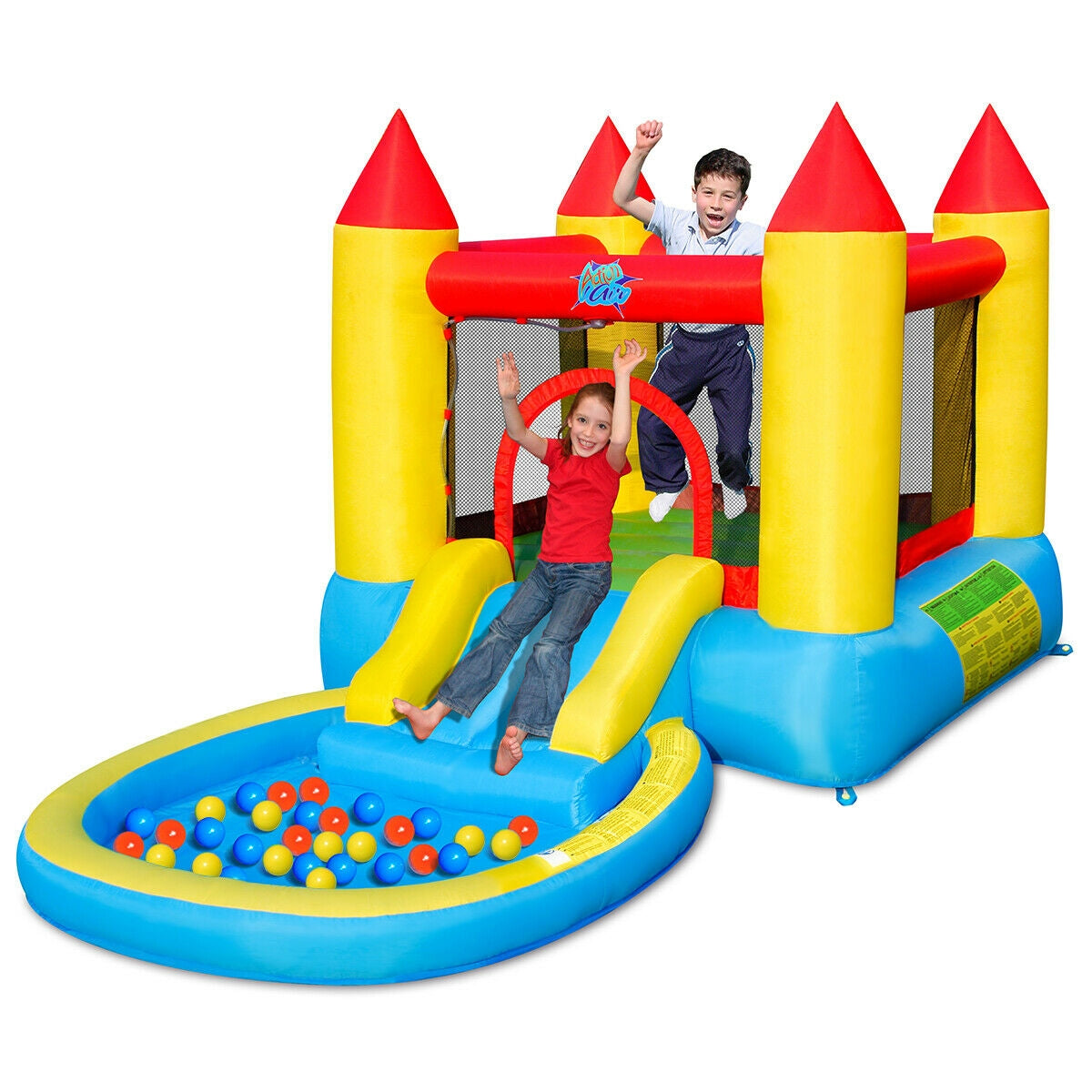 Inflatable Kids Slide Bounce House with 580w Blower Bounce House at Gallery Canada