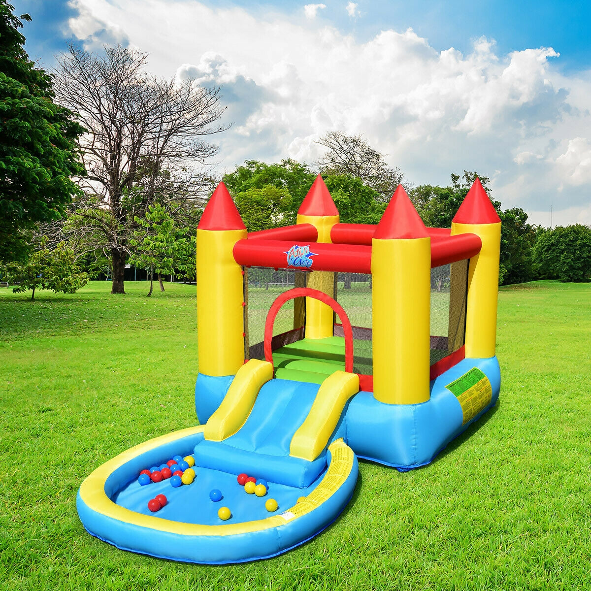 Inflatable Kids Slide Bounce House with 580w Blower Bounce House at Gallery Canada