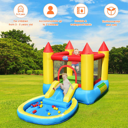 Inflatable Kids Slide Bounce House with 580w Blower Bounce House at Gallery Canada