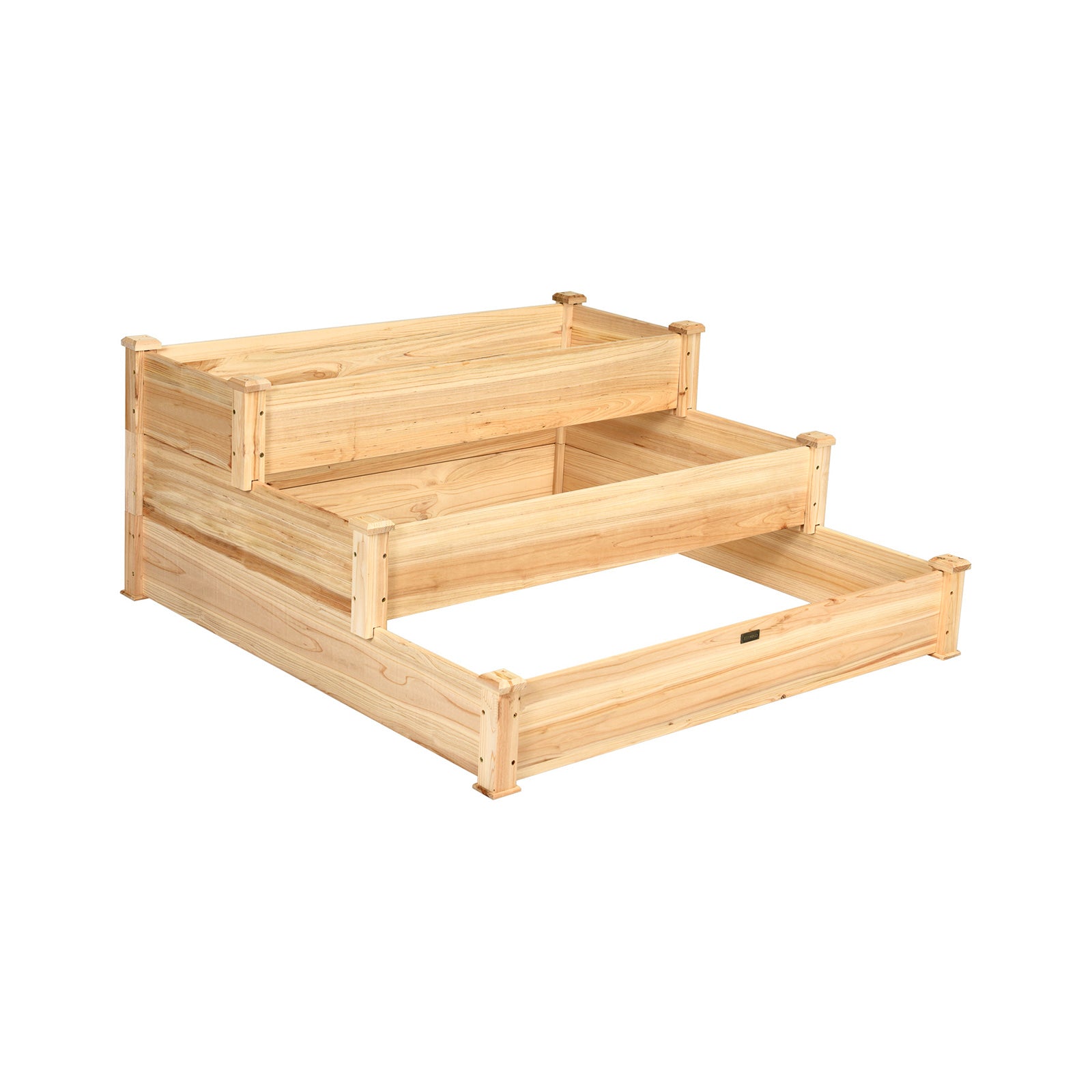 3 Tier Elevated Wooden Vegetable Garden Bed, Wood Raised Garden Beds at Gallery Canada