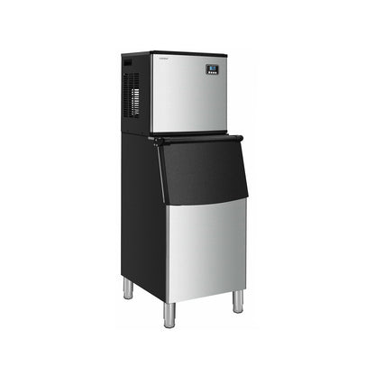 353LBS/24H Split Commercial Ice Maker with 198 LBS Storage Bin, Silver Ice Makers at Gallery Canada