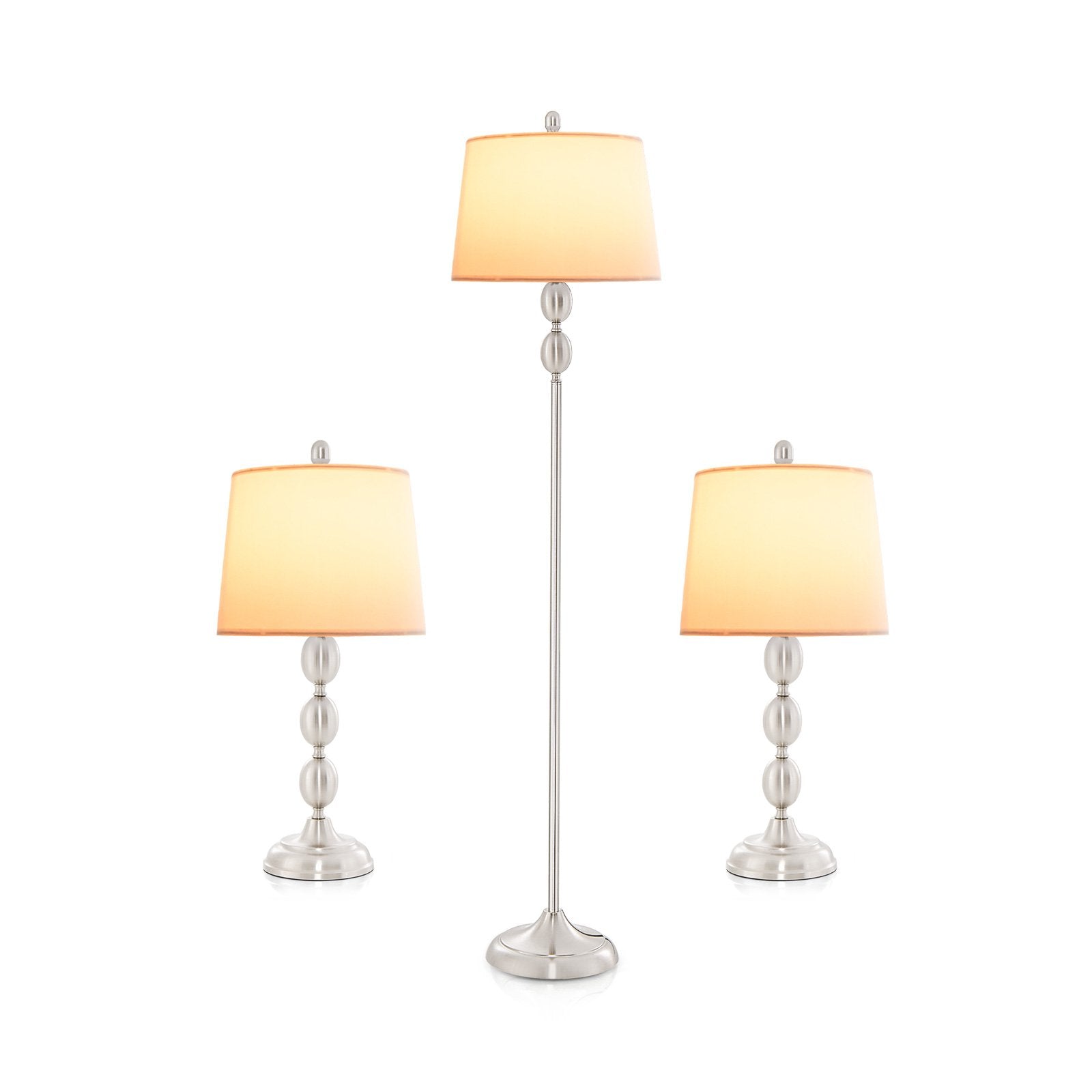3-Piece Table and Floor Lamp Set Table & Floor Lamps at Gallery Canada