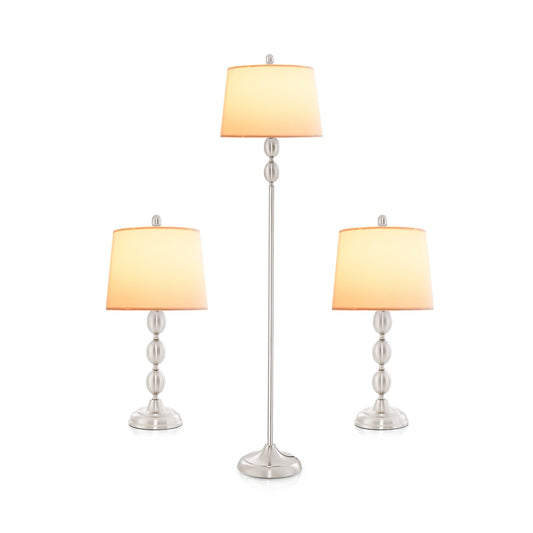 3-Piece Table and Floor Lamp Set - Gallery Canada