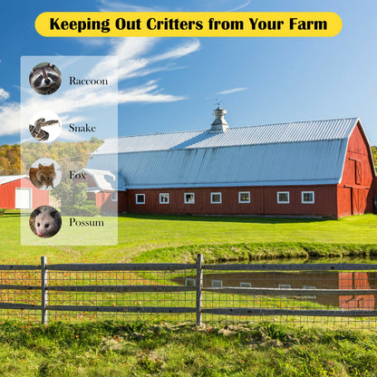 24 x 50 Inch Hardware Cloth 16 Gauge Black Vinyl Coated Welded Wire Mesh 1.5 Inch, Black Decorative Fencing & Flooring at Gallery Canada