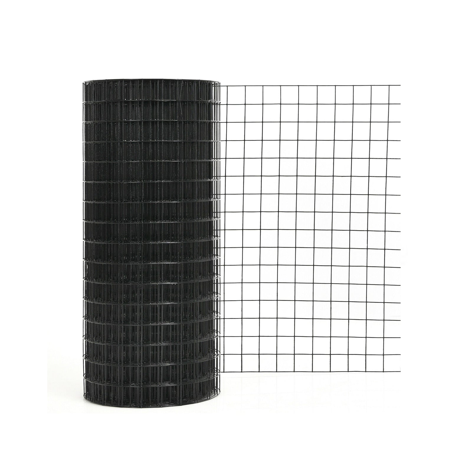 24 x 50 Inch Hardware Cloth 16 Gauge Black Vinyl Coated Welded Wire Mesh 1.5 Inch, Black Decorative Fencing & Flooring Black at Gallery Canada