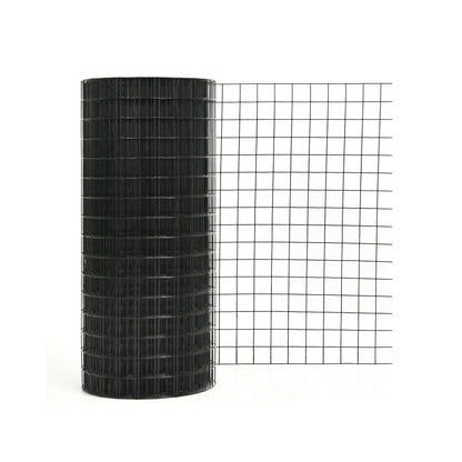 24 x 50 Inch Hardware Cloth 16 Gauge Black Vinyl Coated Welded Wire Mesh 1.5 Inch, Black Decorative Fencing & Flooring Black at Gallery Canada