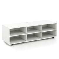 Thumbnail for TV Stand for TV up to 55 Inch with 6 Storage Compartments - Gallery View 1 of 10