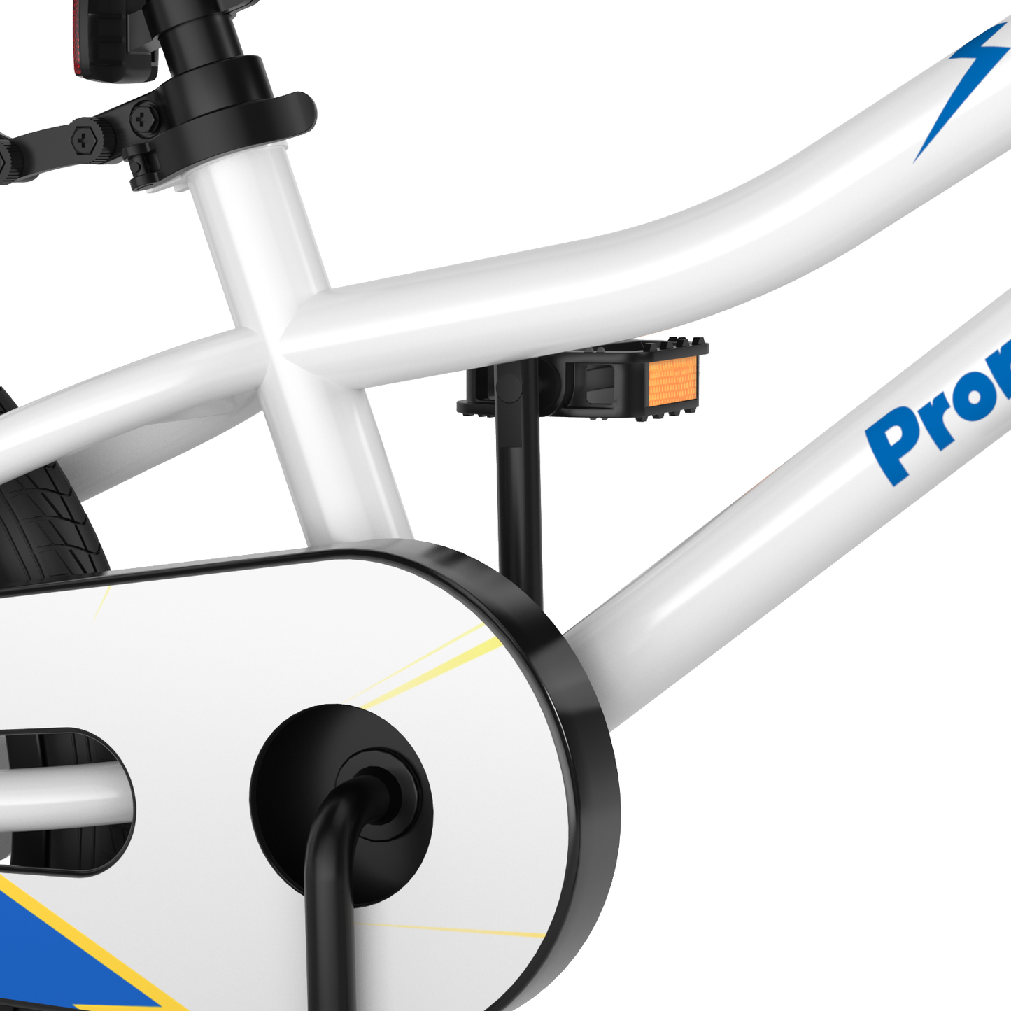 18 Feet Kids Bike with Removable Training Wheels, White Kids Bike at Gallery Canada