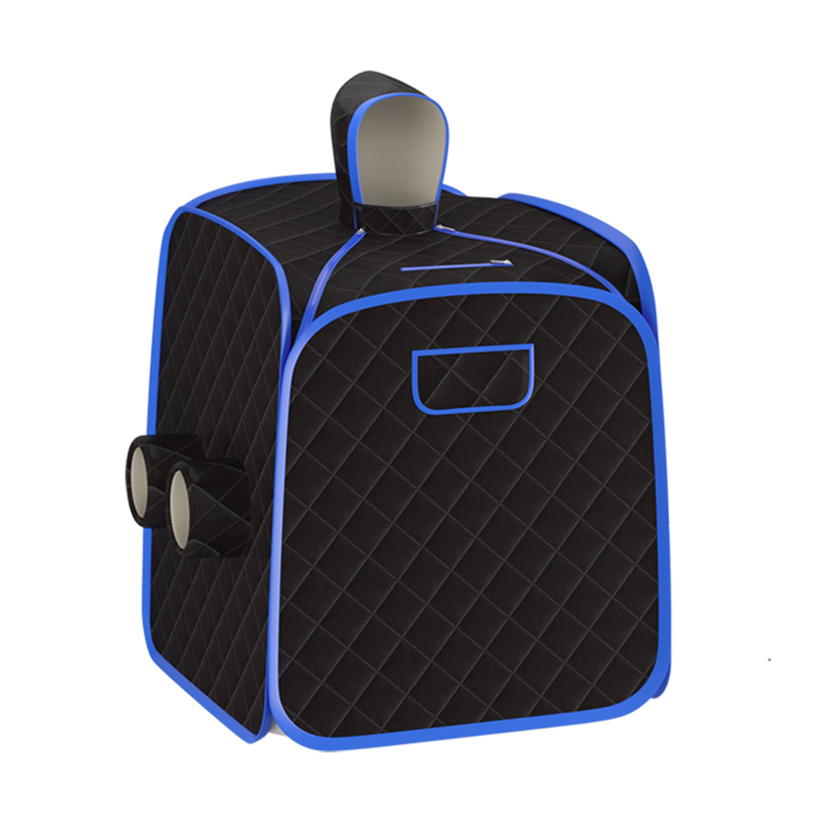 2 Person Portable Steam Sauna Tent, 800W 3L Steamer, Black Spa & Salon Black at Gallery Canada