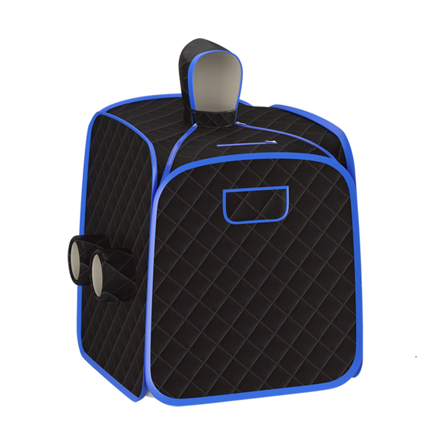 2 Person Portable Steam Sauna Tent, 800W 3L Steamer, Black Spa & Salon Black at Gallery Canada