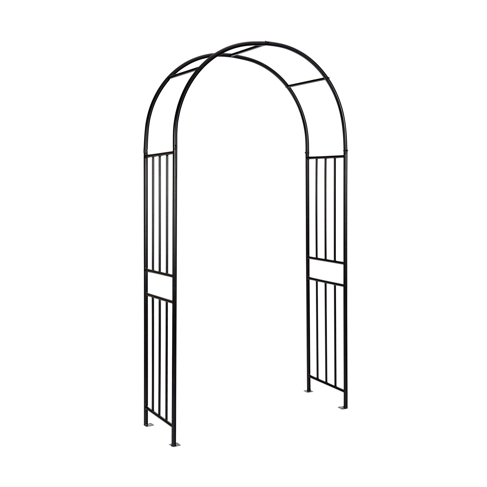7.2 Feet Climbing Plants Arch, Black Outdoor Decor at Gallery Canada