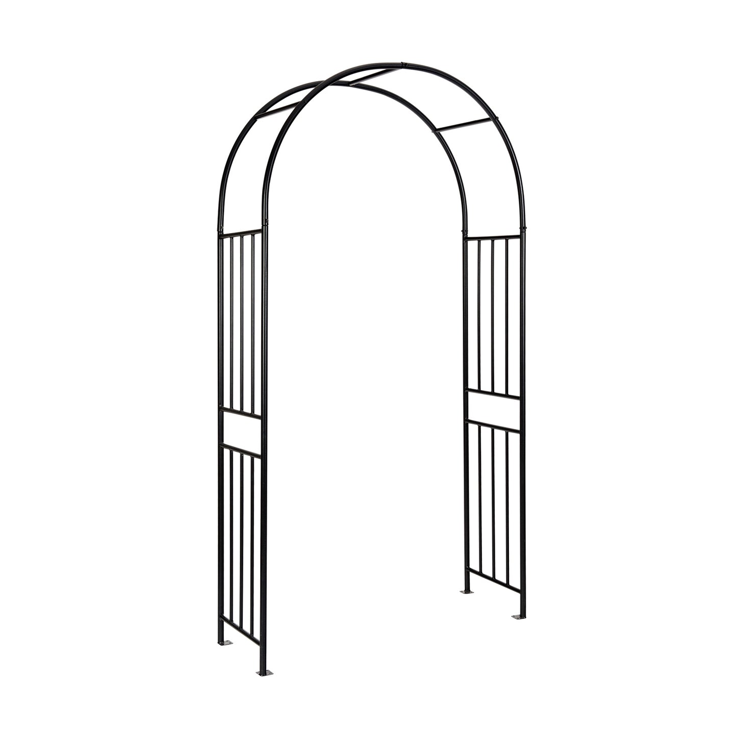 7.2 Feet Climbing Plants Arch, Black Outdoor Decor at Gallery Canada