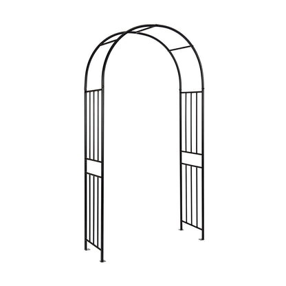 7.2 Feet Climbing Plants Arch, Black Outdoor Decor at Gallery Canada