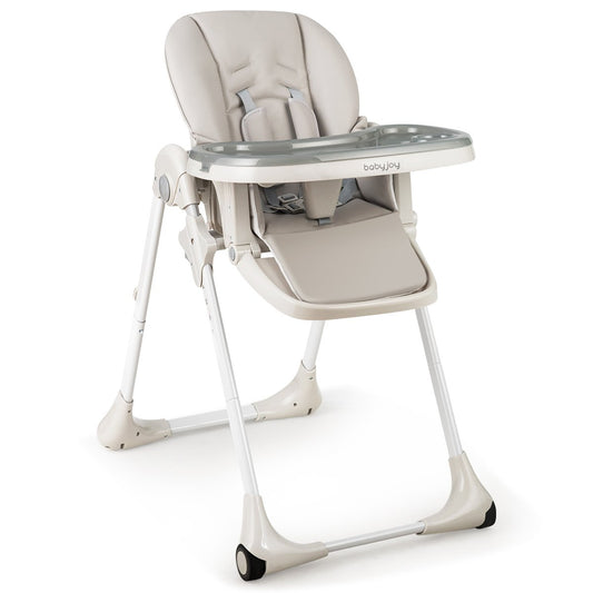 Baby Convertible High Chair with Wheels, Gray - Gallery Canada
