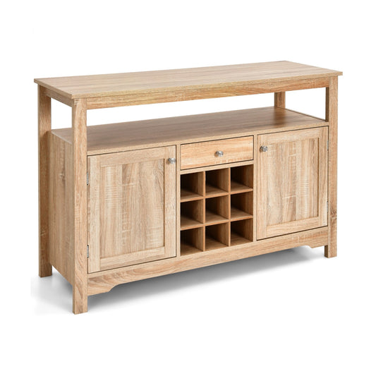 Buffet Server Sideboard Wine Cabinet Console, Natural - Gallery Canada