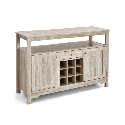 Buffet Server Sideboard Wine Cabinet Console, Gray - Gallery Canada