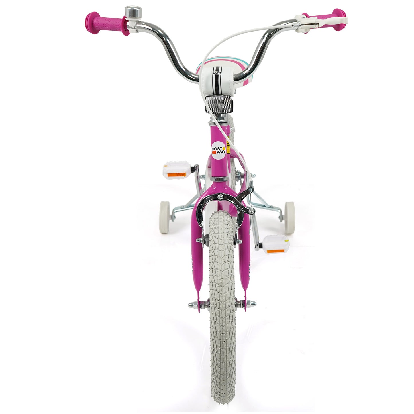 16 Inch Kids Bike for Aged 3-8 Years Old with Adjustable Handlebar Pink- Starlight Wave, Pink Kids Bike at Gallery Canada