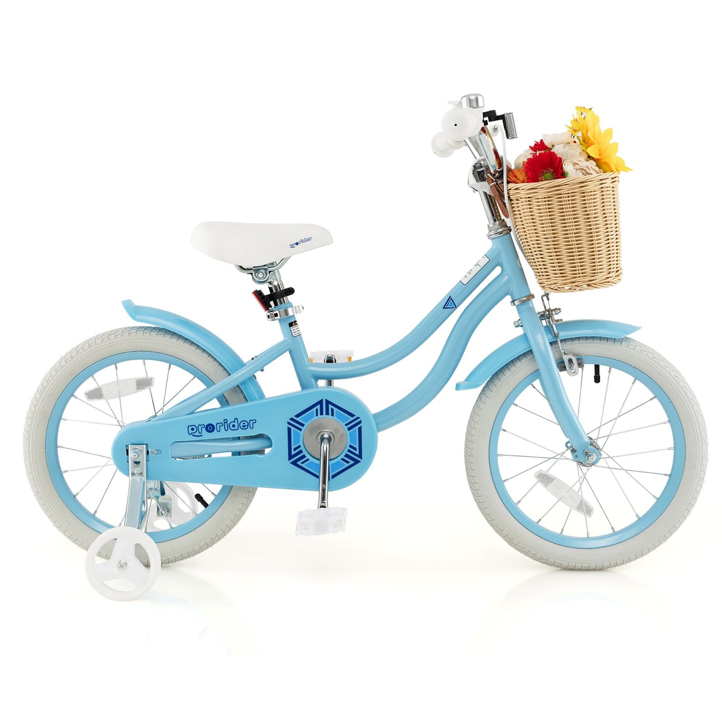 16-Inch Kids Bike With Training Wheels, Adjustable Seat, Blue Kids Bike at Gallery Canada