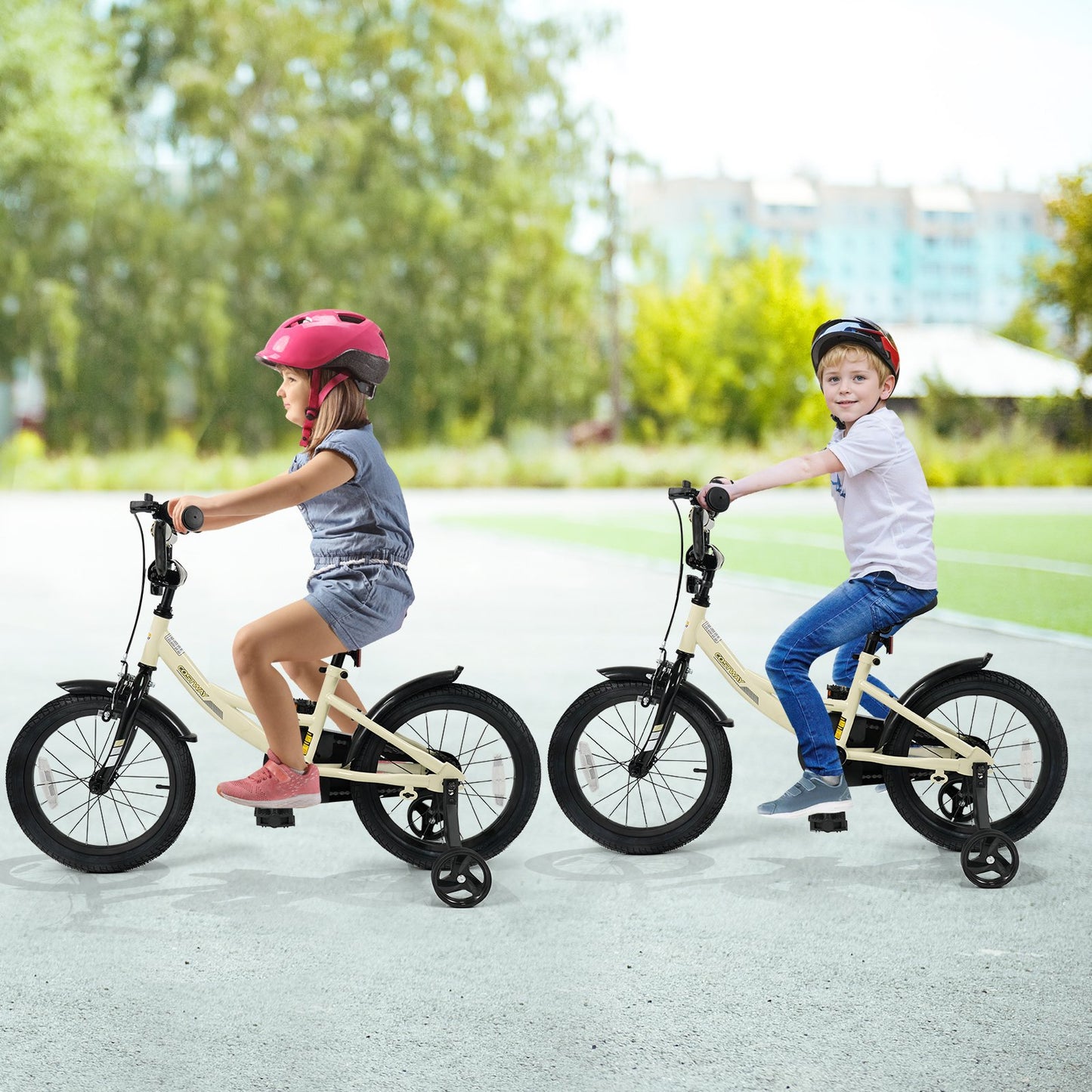 16 Inches Kids Bike Sport Bicycle with Removable Training Wheels Kids Bike at Gallery Canada