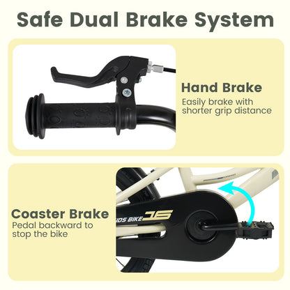 16 Inches Kids Bike Sport Bicycle with Removable Training Wheels Kids Bike at Gallery Canada