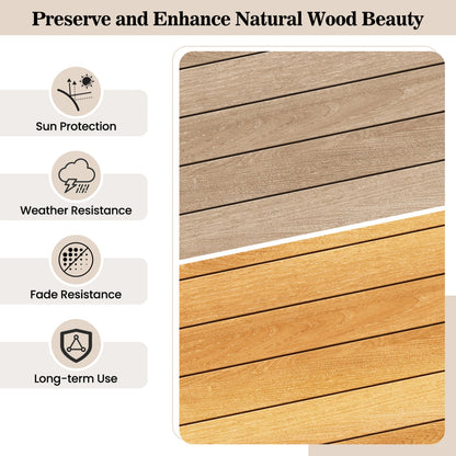 16 Oz Wood Oil Cleaner, Brightener, For Outdoor & Indoor Furniture