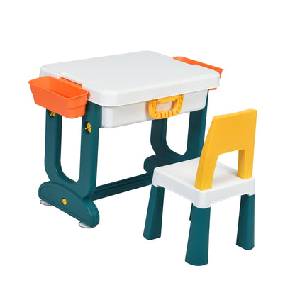 5-in-1 Kids Activity Table Set, White Kids Table & Chair Sets at Gallery Canada