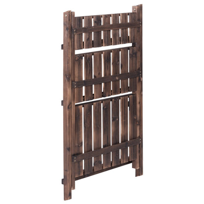 3 Tier Outdoor Wood Design Folding Display Flower Stand, Brown Plant Stands at Gallery Canada