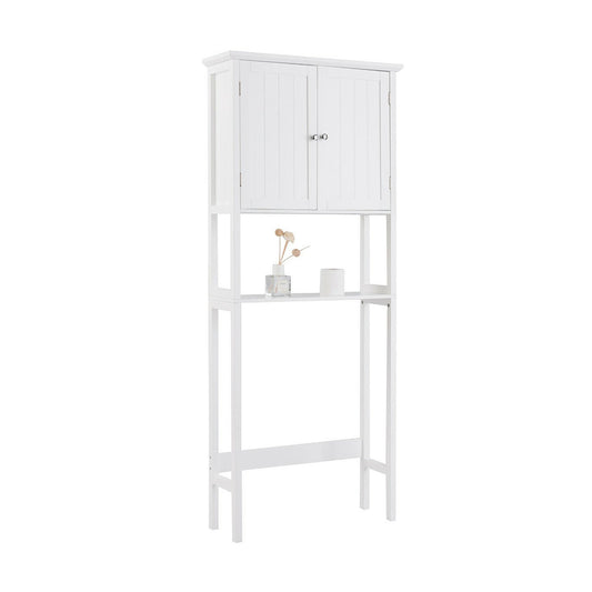 Over The Toilet Bathroom Storage Space Saver with Shelf, White at Gallery Canada