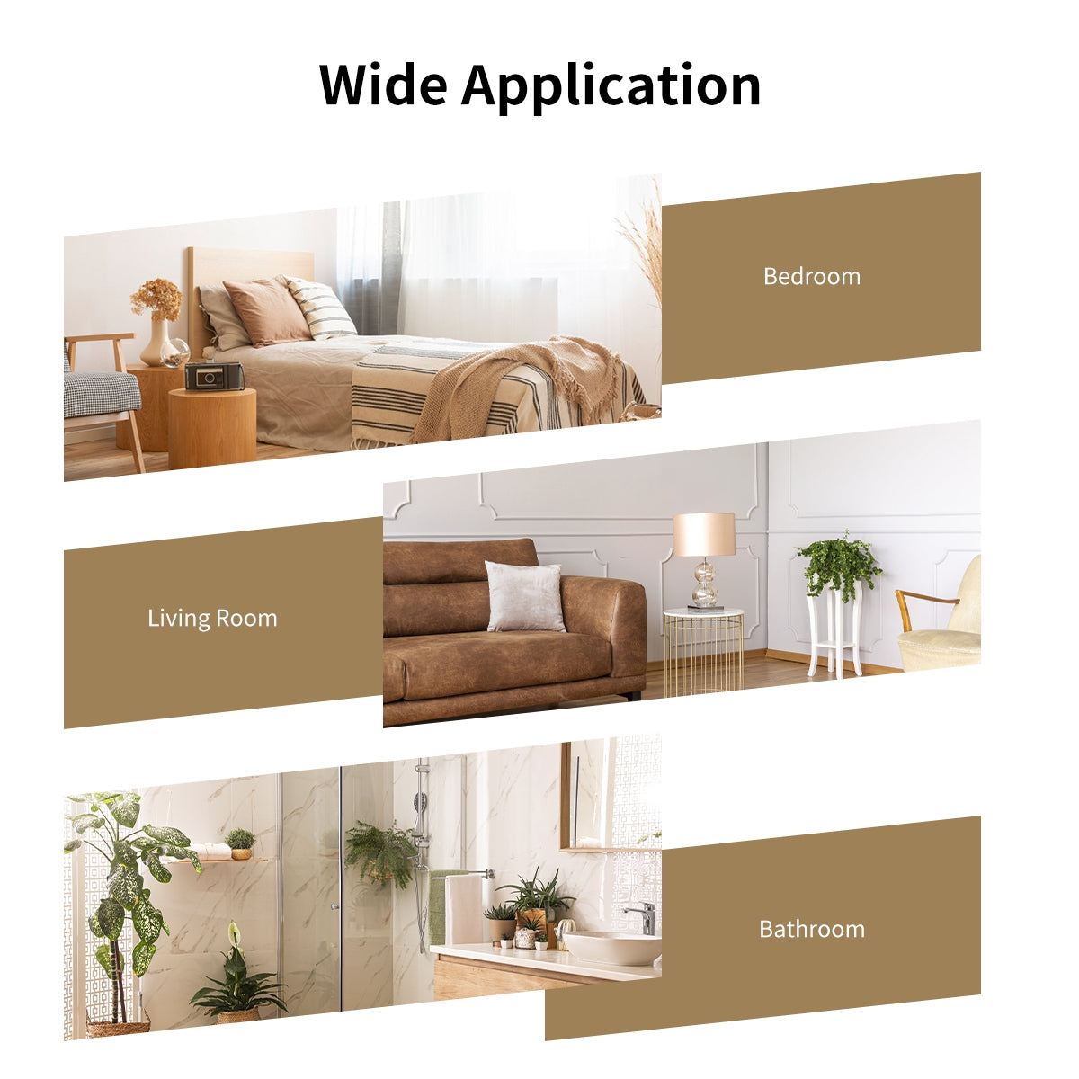 32 Inch x 20 Inch Metal Frame Wall-Mounted Rectangle Mirror, Golden Wall Mirrors at Gallery Canada