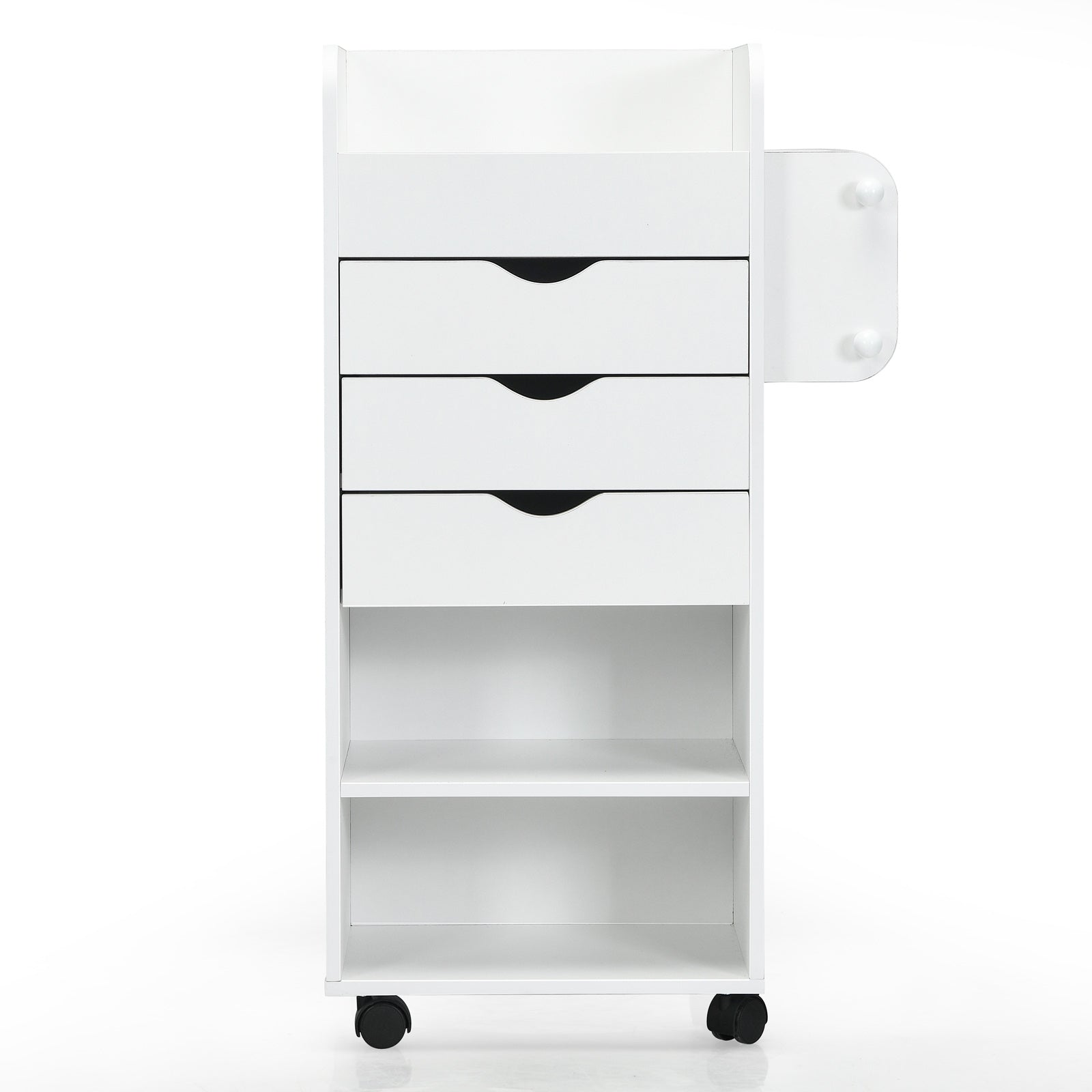 Wooden Rolling Craft Storage Cart, White File Cabinets at Gallery Canada