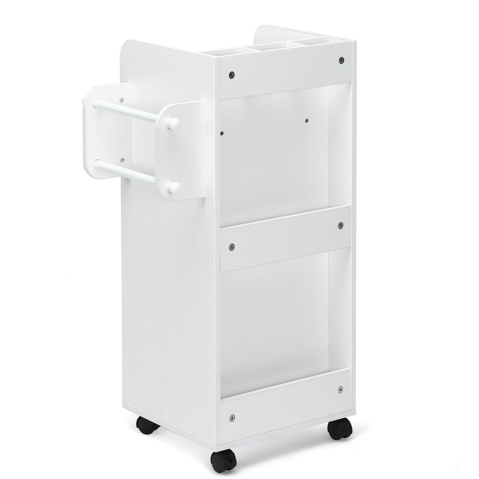 Wooden Rolling Craft Storage Cart, White File Cabinets at Gallery Canada