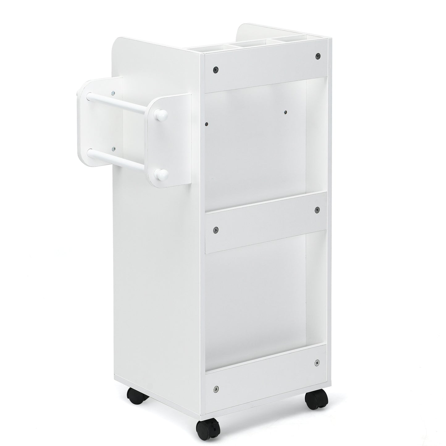 Wooden Rolling Craft Storage Cart, White File Cabinets at Gallery Canada