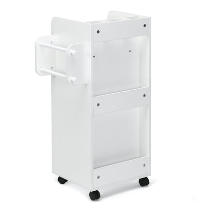 Wooden Rolling Craft Storage Cart, White File Cabinets at Gallery Canada